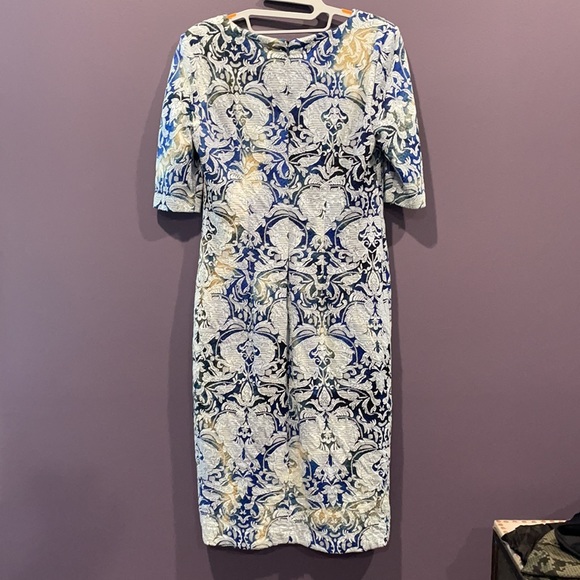 Betsy Johnson Jacquard Fitted Dress - Picture 2 of 7